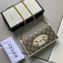Load image into Gallery viewer, Gucci Horsebit 1955 Chain Wallet