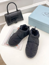 Load image into Gallery viewer, Prada Paddled Nylon Slip on Shoes