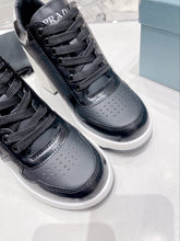 Load image into Gallery viewer, Prada Downtown High Heel Leather Sneakers