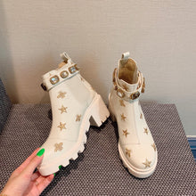 Load image into Gallery viewer, Gucci Leather Boot With Ankle Belt