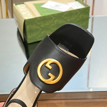 Load image into Gallery viewer, Gucci Blonde Heeled Sandal