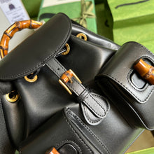 Load image into Gallery viewer, Gucci Bamboo Small Backpack