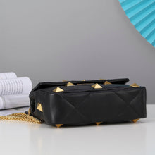 Load image into Gallery viewer, Valentino Garavani Medium Roman Stud The Shoulder Bag In Nappa With Chain