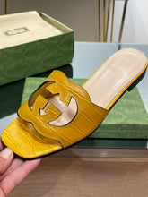 Load image into Gallery viewer, Gucci Interlocking G Cut Out Sandal