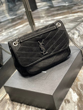 Load image into Gallery viewer, YSL Niki Medium In Quilted Suede And Smooth Leather Bag