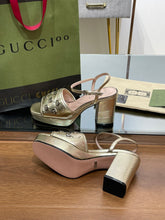 Load image into Gallery viewer, Gucci Interlocking G Studs Sandal