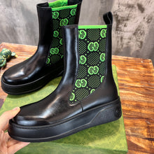 Load image into Gallery viewer, Gucci Women Boots with GG Jersey