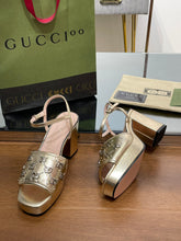 Load image into Gallery viewer, Gucci Interlocking G Studs Sandal