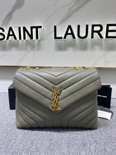 Load image into Gallery viewer, YSL Loulou Medium Chain Bag In Y Leather