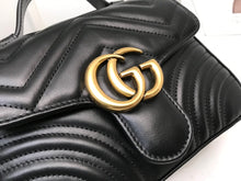 Load image into Gallery viewer, Gucci GG Marmont Mini Top Handle Bag