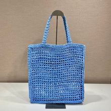 Load image into Gallery viewer, Prada Raffia Tote Bag