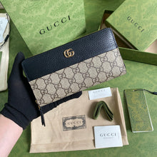 Load image into Gallery viewer, Gucci GG Marmont Zip Around Wallet