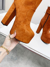 Load image into Gallery viewer, YSL Cherry Buckle Platform Boots