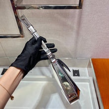 Load image into Gallery viewer, Prada Silver Cleo brushed Leather Shoulder Bag With Flap