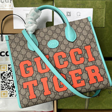 Load image into Gallery viewer, Gucci Tiger GG Medium Tote Bag