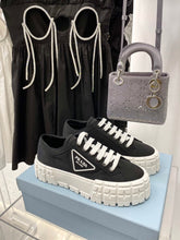 Load image into Gallery viewer, Prada Double Wheel Nylon Gabardine Sneakers