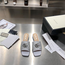 Load image into Gallery viewer, Gucci Slides With Double G