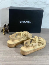 Load image into Gallery viewer, Chanel Dad Cord Sandal