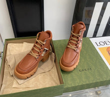 Load image into Gallery viewer, Gucci Ankle Boots With Interlocking G