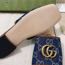 Load image into Gallery viewer, Gucci Slide Sandal With Double G - LUXURY KLOZETT