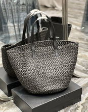 Load image into Gallery viewer, YSL Painer Medium Bag In Raffia