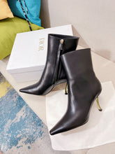 Load image into Gallery viewer, Christian Dior D-Fame Heeled Ankle Boots