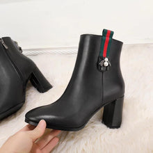 Load image into Gallery viewer, Gucci Block Heel Ankle Boots