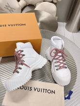 Load image into Gallery viewer, Louis Vuitton Ruby Flat Ranger Boots