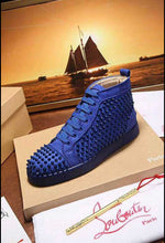 Load image into Gallery viewer, Christian Louboutin Spike High Top Sneakers - LUXURY KLOZETT