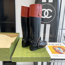 Load image into Gallery viewer, Gucci Knee High Boots With Harness