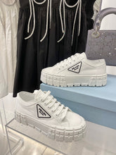 Load image into Gallery viewer, Prada Double Wheel Nylon Gabardine Sneakers