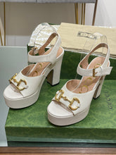 Load image into Gallery viewer, Gucci Platform Sandal With Horsebit