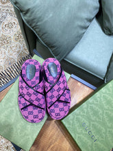 Load image into Gallery viewer, Gucci GG Multicolor Platform Sandal