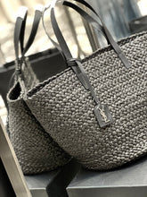 Load image into Gallery viewer, YSL Painer Medium Bag In Raffia