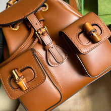 Load image into Gallery viewer, Gucci Bamboo Small Backpack