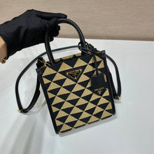 Load image into Gallery viewer, Prada symbole Jacquard fabric Micro Bag
