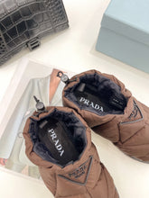 Load image into Gallery viewer, Prada Paddled Nylon Slip on Shoes