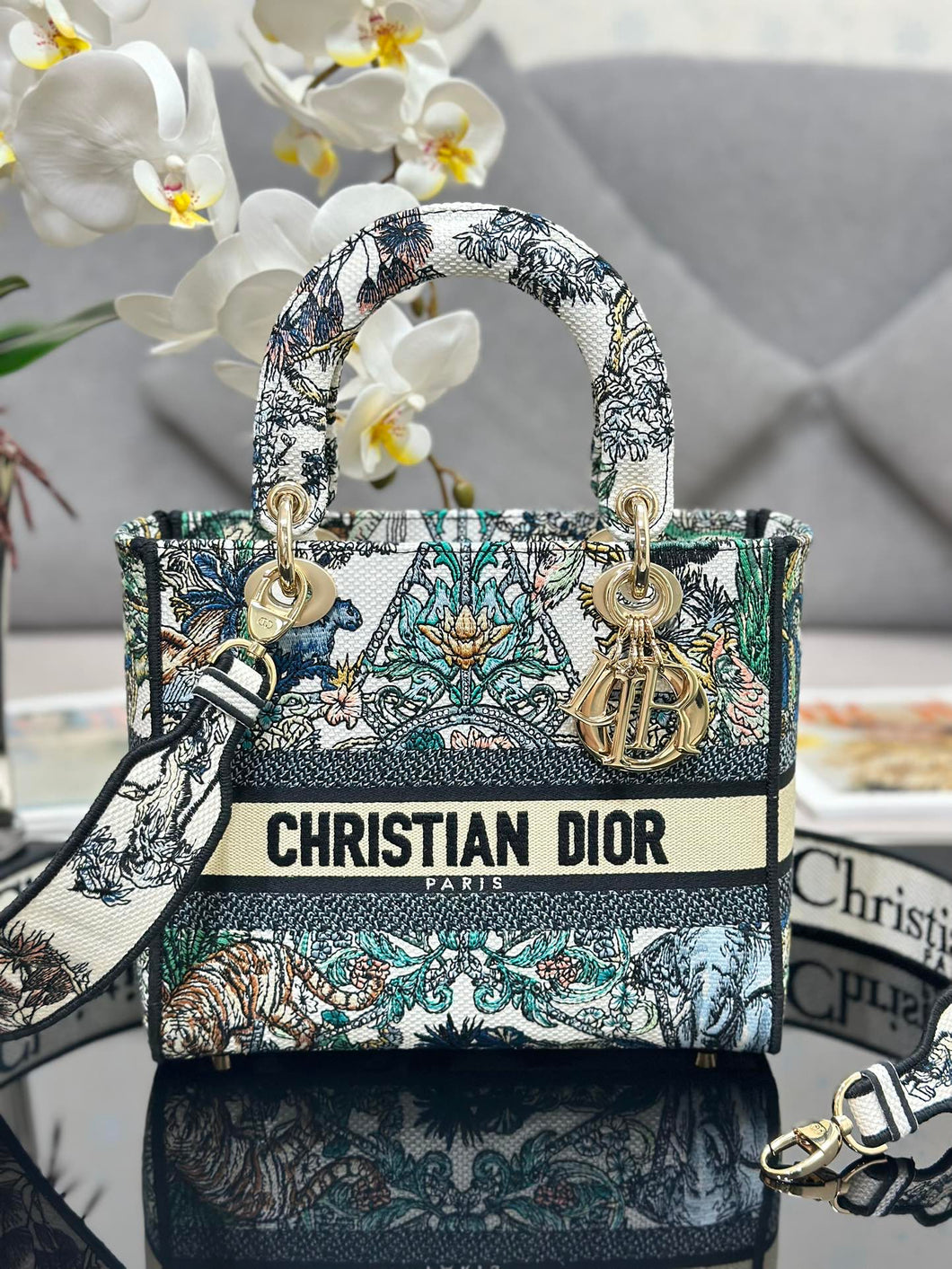 Christian Dior Medium Lady D Lite Bag