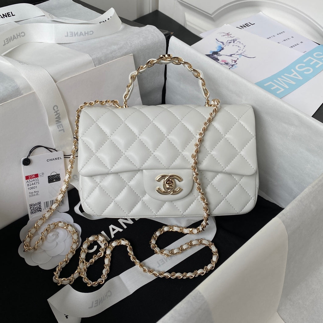 Chanel Mini Flap Bag With Top Handle