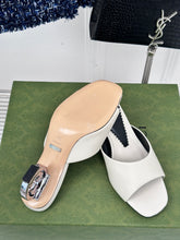 Load image into Gallery viewer, Gucci  interlocking G Heel Sandal
