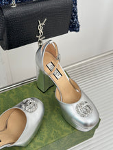 Load image into Gallery viewer, Gucci Platform Sandals With Double G
