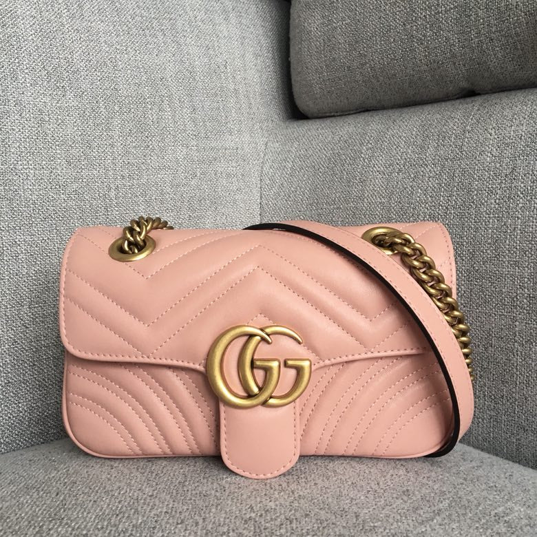 Gucci Marmont Small Matelassé Shoulder Bag