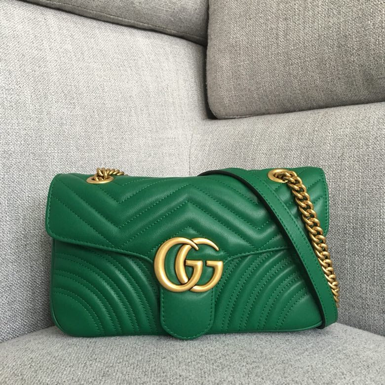 Gucci Marmont Small Matelassé Shoulder Bag