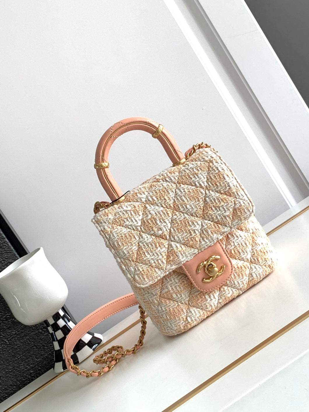 Chanel Mini Flap Bag With Top Handle