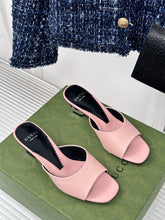 Load image into Gallery viewer, Gucci  interlocking G Heel Sandal
