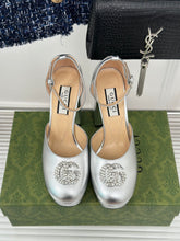 Load image into Gallery viewer, Gucci Platform Sandals With Double G
