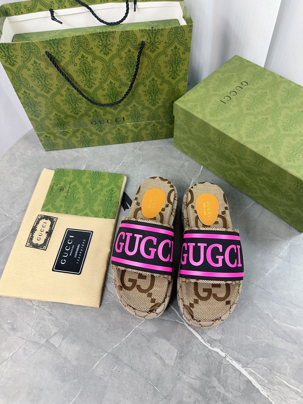 Gucci Platform Slide Sandal