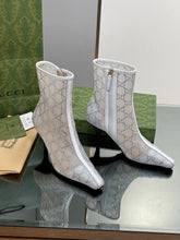 Load image into Gallery viewer, Gucci  GG Mid Heel Boots
