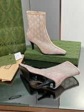 Load image into Gallery viewer, Gucci  GG Mid Heel Boots

