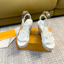 Load image into Gallery viewer, Louis Vuitton Isola Wedge Sandals
